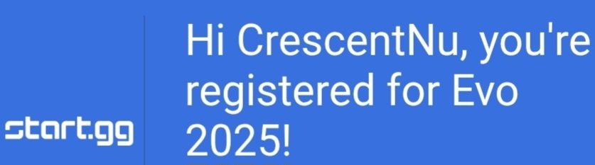 A Y A | CrescentNu➡️CB2025 (@crescentnu) on Twitter photo Guess I'll be going to my first Evo this year🫡 Guess I'll be going to my first Evo this year🫡
