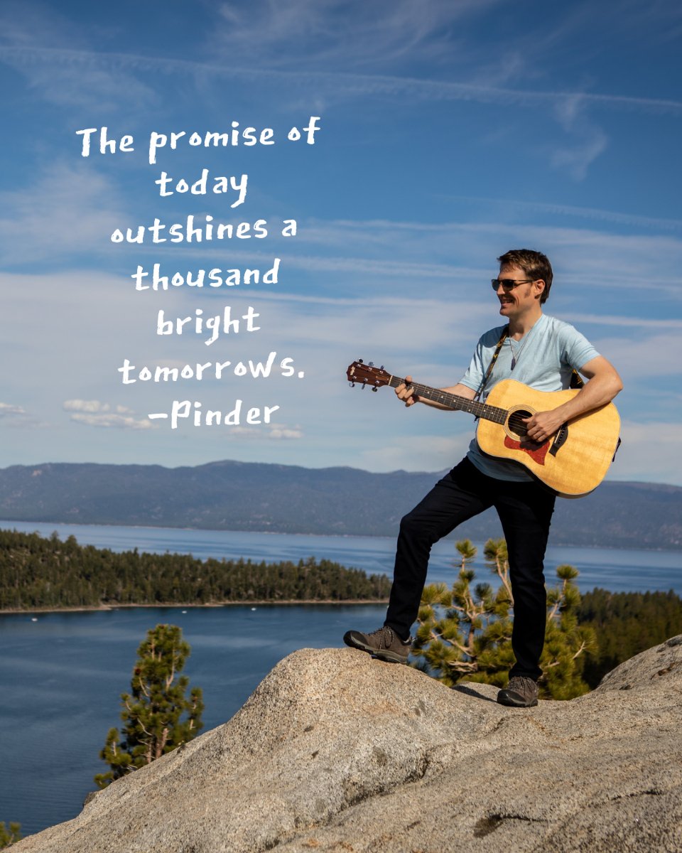 Just here to say: today is enough. more than enough, actually. ☀️ #WordsofPinder