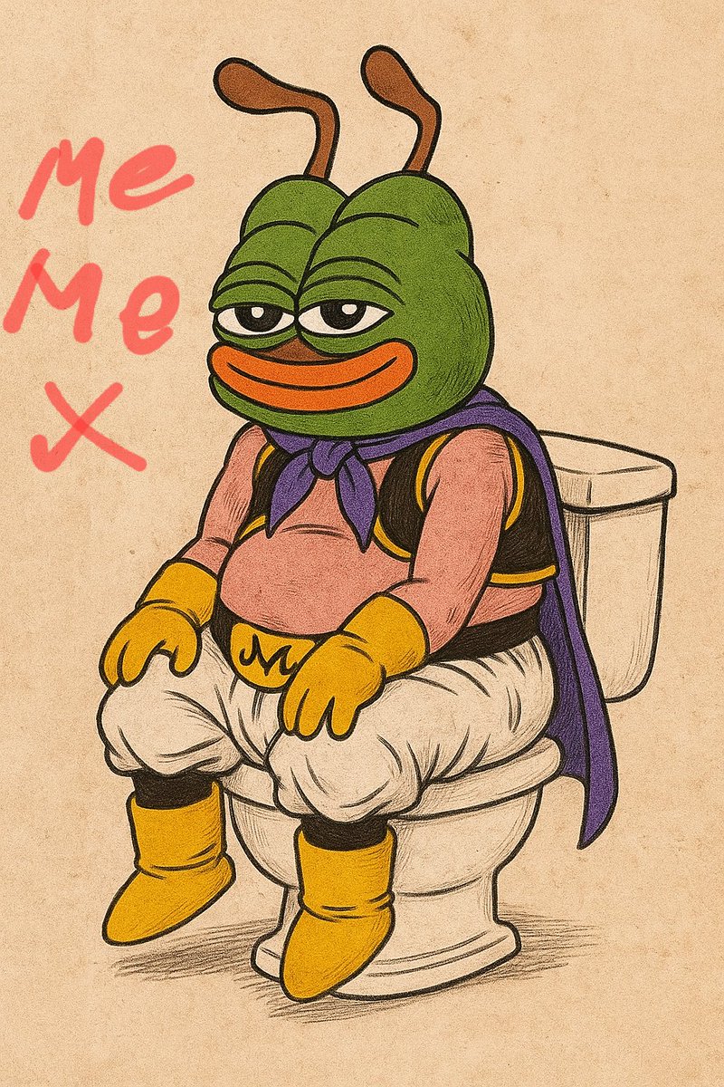 Majin BUBU
마인 부우 생각나서...
밈콘테스트 참여박습니다!!

손으로는 도저히 못그리겠어요..
AI도 인간이 만들었으니 이것도 인간이 만든거라 해줘요 
안된다구요? 핸드드로잉 버전은 자고일어나 그릴게유ㅜ

#BubuEverywhere 
<a href="/MemeX_MRC20/">MemeX</a> 
<a href="/MemeCore_ORG/">MemeCore</a>