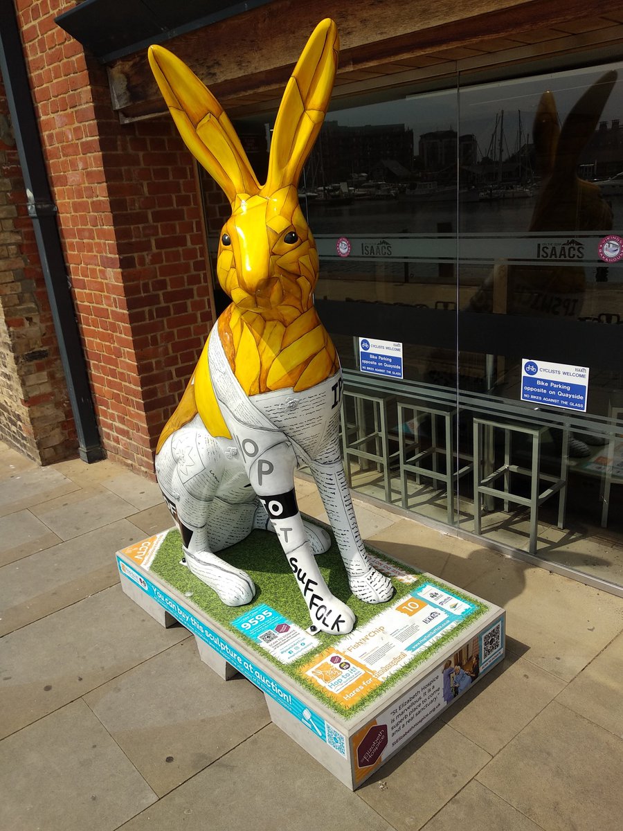 #StElizabethHospice #hares from around #Ipswich. #hoptoit #Ipswich #IpswichArtSociety #Suffolk