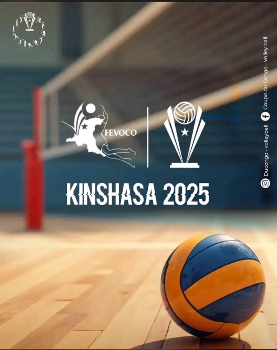 YengaLitoma's tweet photo. Préparez-vous à vivre  la 21ème édition de la coupe Congo/Volleyball, un événement historique
#fevoco 
#volleyball 
#coupeducongo https://t.co/8wp8cKvXbQ