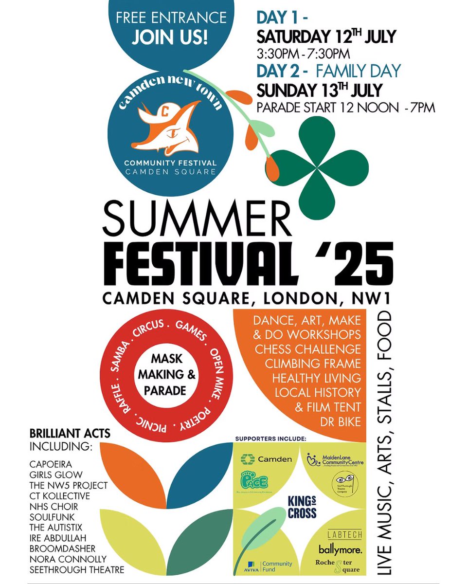 Mark the 12th &amp; 13th July in your calendars… for a kitchen takeover from spice bag specialists, Scaldy! 🔥

It’s the perfect weekend to call in and watch the GAA semi-finals ☘️ 

What’s more, Camden’s summer festival is on across the road! 🎪

londonirishcentre.ticketsolve.com/ticketbooth/sh…