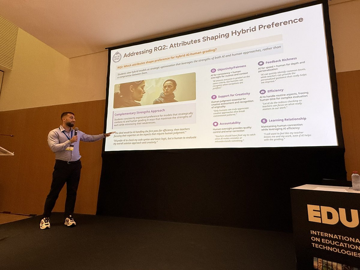 My turn! 
Very engaging session along with other presenters in the field of AI and assessment. 
#edulearn25