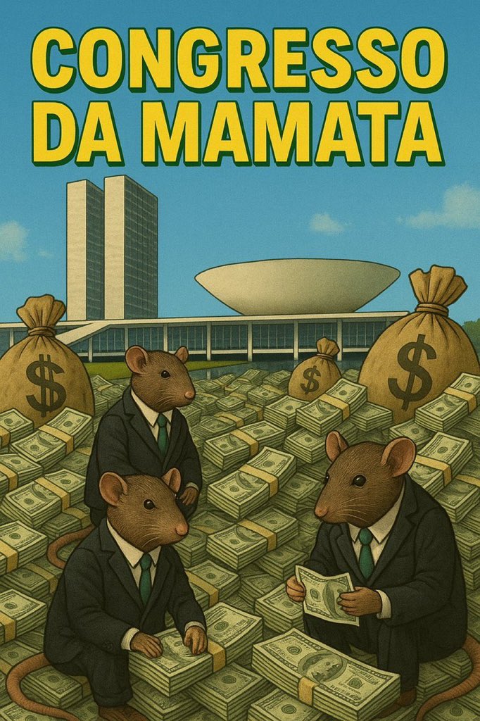 A internet não perdoa o Congresso Nacional inimigo do povo.