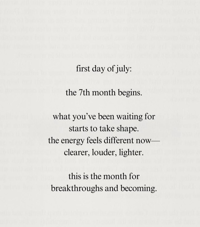 Hello,July🥹🩷
#affirmations #July2025 #creatorsearchinsight #InCaseYouMissedIt