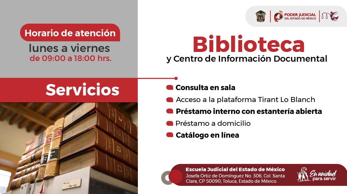 ¡Vivir sin leer sería vivir sin vivir!
Vista nuestra biblioteca.
#EscuelaJudicialCapacitarParaServir #EnseñamosLaJusticia #EnUnidadParaServir
#difusióndelaculturajurídica