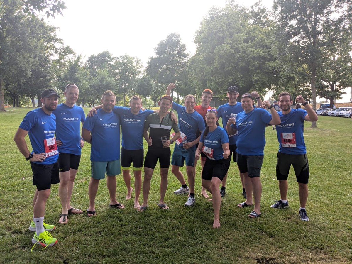 Last Friday, our team in Austria competed in the Upper Austrian Company Triathlon held at Lake Pichling in Linz. Teams of three competed in the triathlon, which included a 250-metre swim, a 10.4-kilometre bike ride, and a 3-kilometre run. Thank you to everyone who participated!