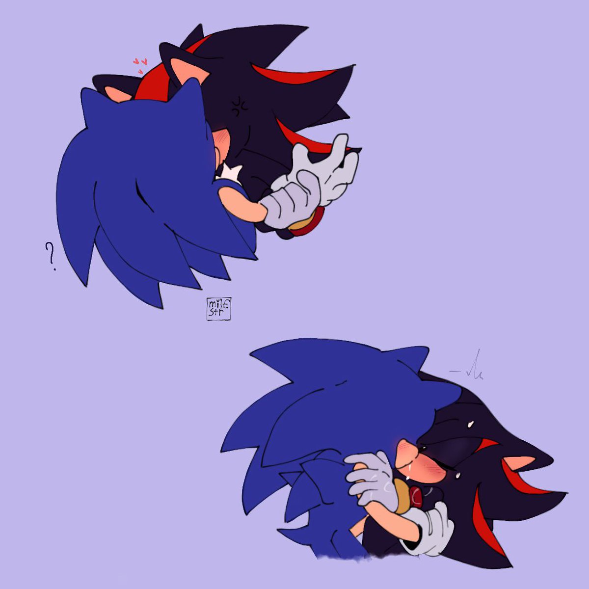 sonadow&gt;&gt;

#sonadow #Shadonic #SonicTheHedgehog #ShadowTheHedgehog