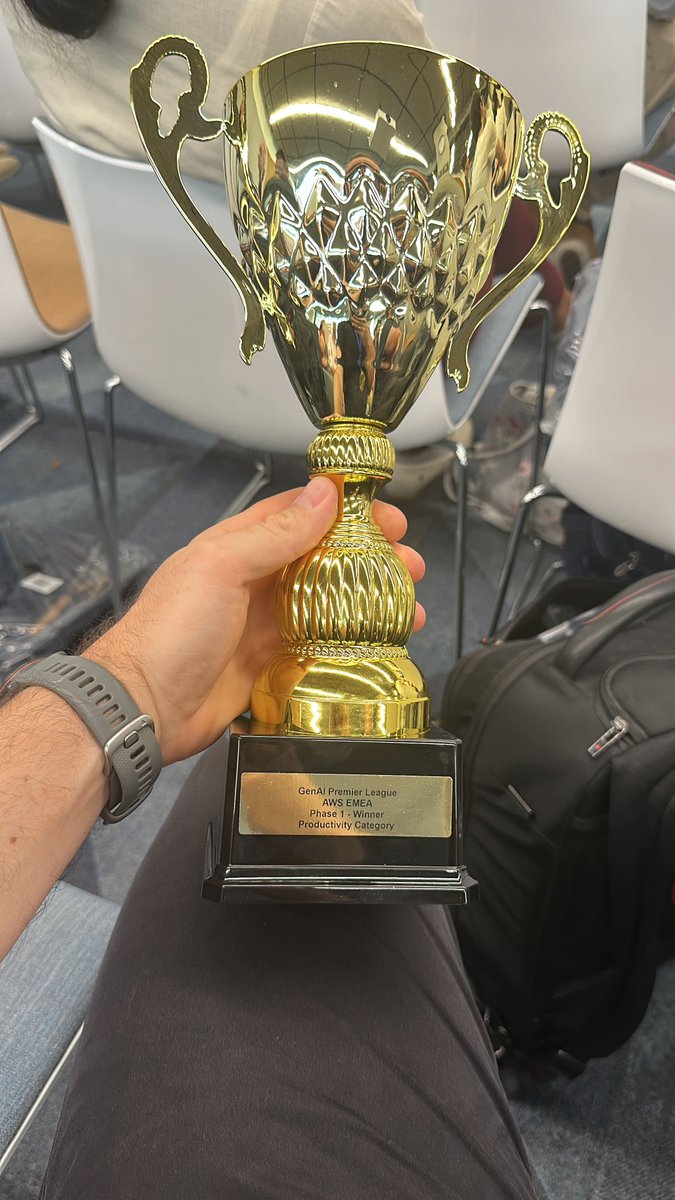 ByteSourceNet's tweet image. We Won!🏆

We&apos;re thrilled to share that ByteSource is the Phase 1 Winner in the Productivity Category of the @AWS  Generative AI Premier League (GPL) across EMEA!

#GenAI #AWS #Hackathon #AI #GenAI #Nevergiveupyourvision #ByteSource #AWSPartners