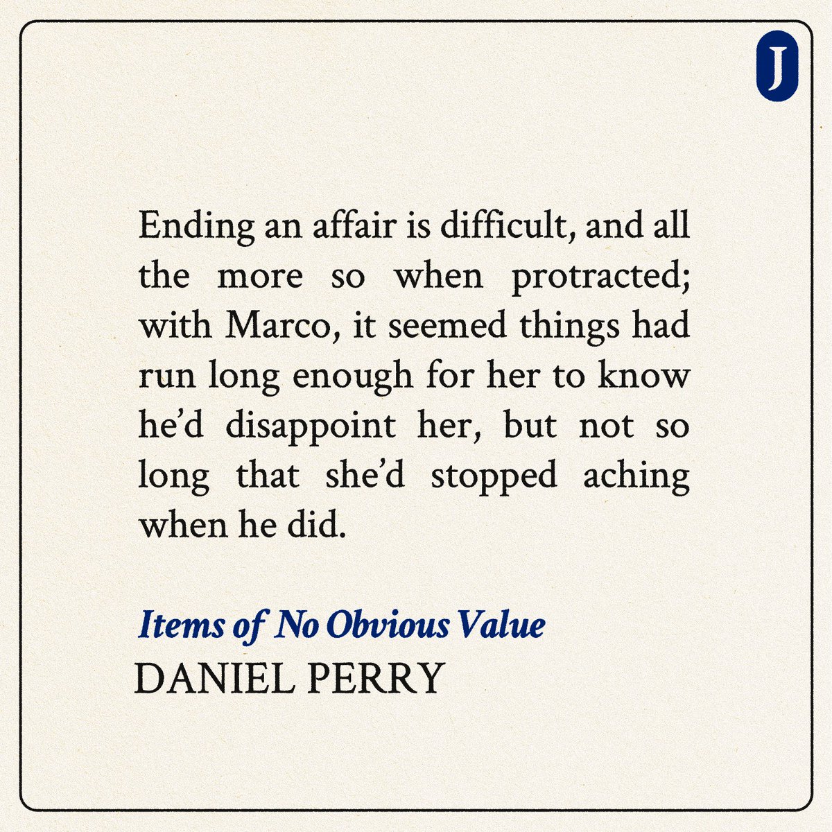 Joyland Publishing (@joylandpub) on Twitter photo Today in Joyland: Daniel Perry (<a href="/danielperrysays/">Daniel Perry</a>) explores the dark psyche of an aspiring writer in "Items of No Obvious Value."
joylandpublishing.com/fiction/items-… Today in Joyland: Daniel Perry (<a href="/danielperrysays/">Daniel Perry</a>) explores the dark psyche of an aspiring writer in "Items of No Obvious Value."
joylandpublishing.com/fiction/items-…