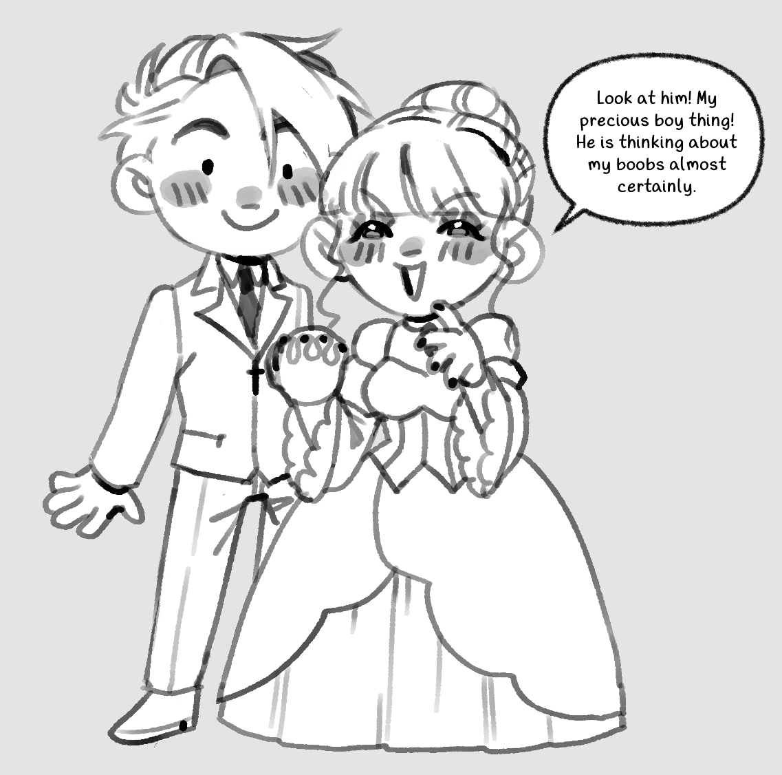 samsheadraws's tweet photo. i have succumbed to #beabato propoaganda

#Umineko #BattlerUshiromiya #Beatrice https://t.co/xMDMtz4Kzg
