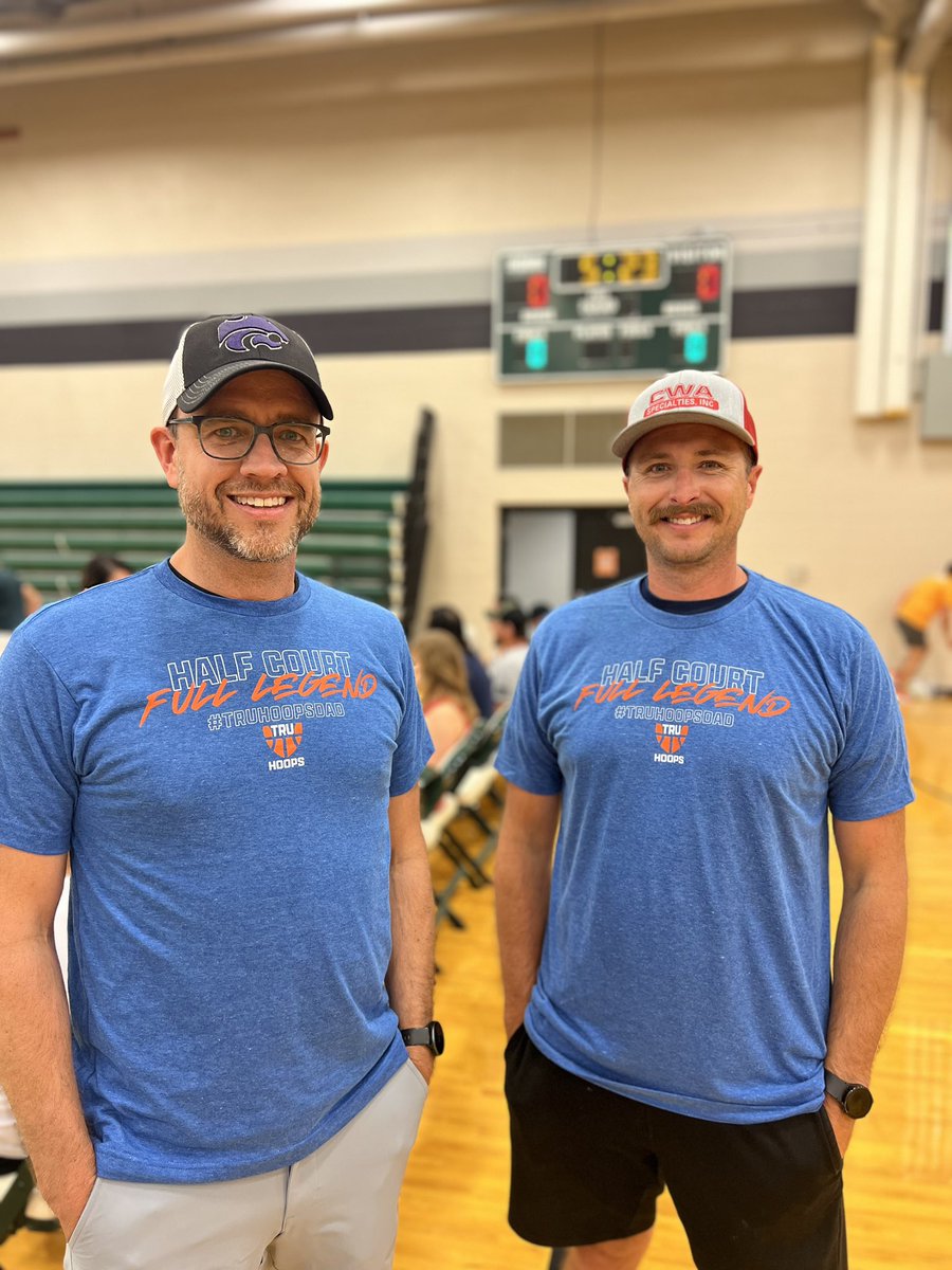 Congrats to our 2 half court shot legends who made their half court shot on Fathers Day! The new shirts look awesome!