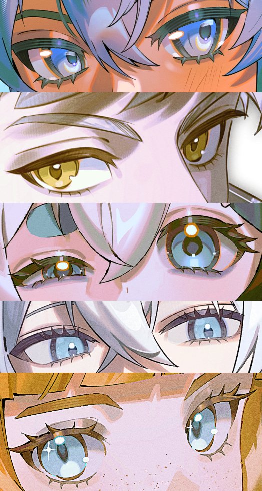 Recent eyes!
I still don't know if I have found a way to draw eyes that I really like yet.