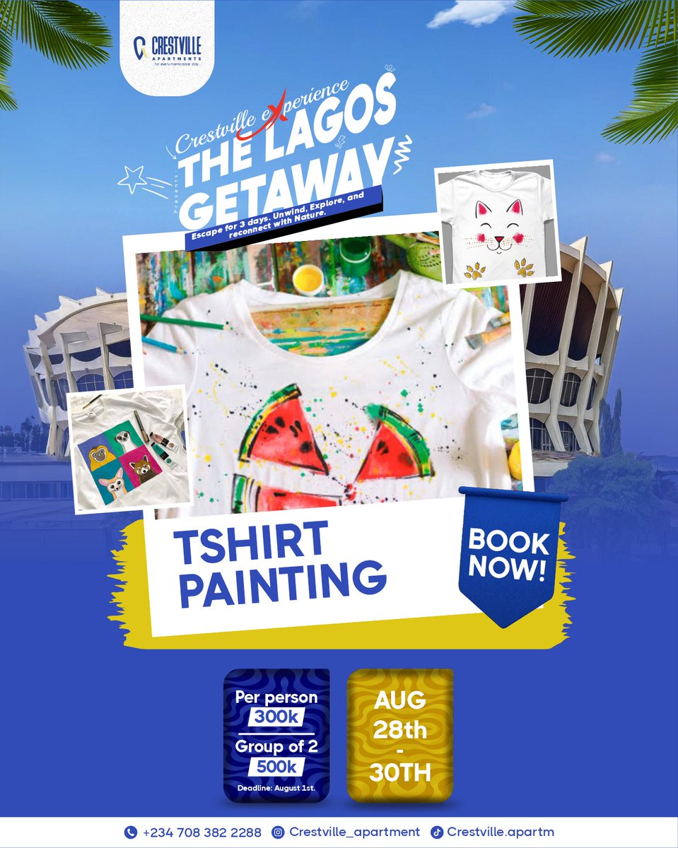 Finally out for campaign 💙

Crestville Experience, it is about to get lit👌🔥