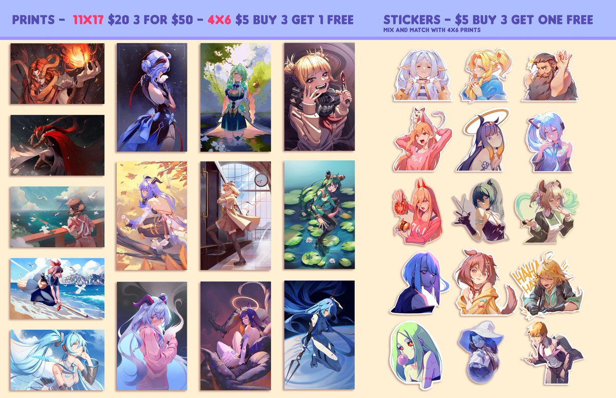 peaces_arts's tweet image. Here's my Anime Expo catalogue for this weekend, if you are going come say hello! I'm gonna be at table C36