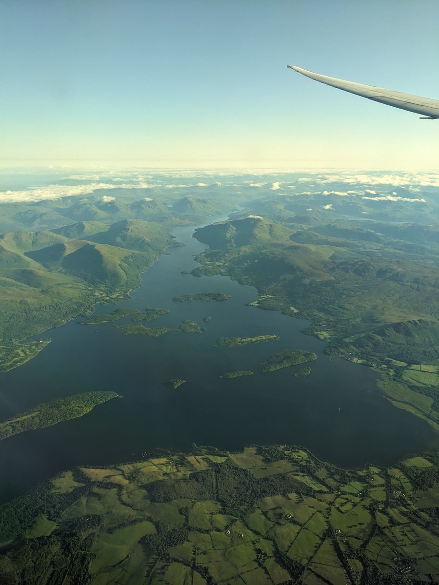 Lakes_Graham's tweet image. Nice to fly over Loch Lomond on my way home from holidays.