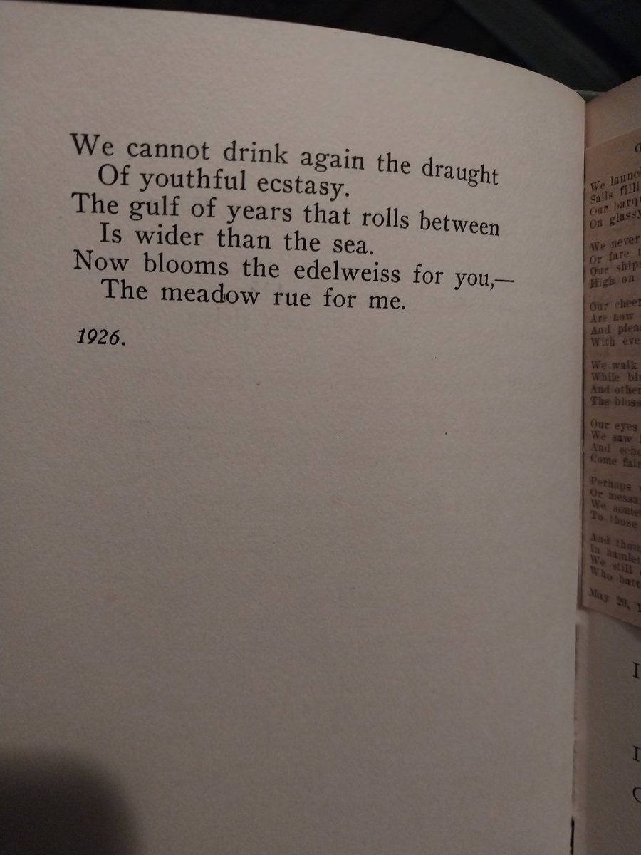 The_Common_Toad's tweet image. Poet from Lancaster MA. Born in a room of a grand house Lafayette visited a century before. Became library director on 1890s. Started compiling poetry when she went blind. Said she could still see her garden. Almost entirely forgotten.
Harriet W Forbush