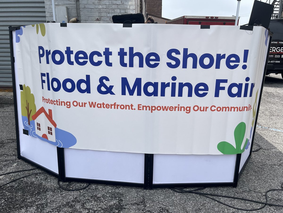 On Saturday in Port Richmond, NYDIS’s Dr Lucy Cummings joined <a href="/siialliance/">Staten Island Industrial Alliance</a>'s Nadia Adam and Protectors of Pine Oak Woods's Jose Ramirez-Garofalo to talk about flood risk and preparedness at the “Protect the Shore! Flood and Marine Fair” hosted by <a href="/NonprofitSI/">Nonprofit Staten Island</a>. Do you know your