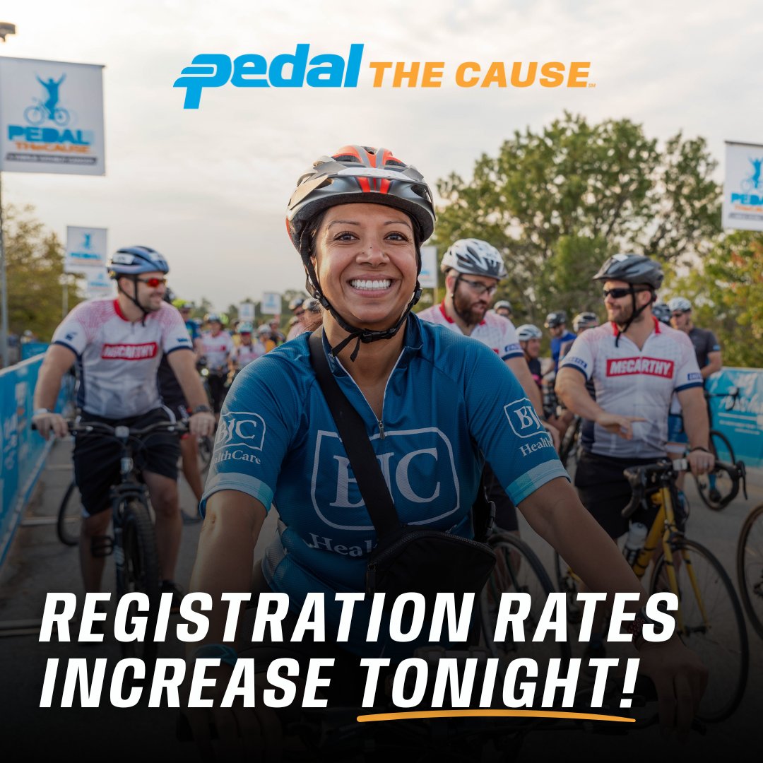 🚨This is it! Don’t miss out on our lower registration rate of $125 before prices go up at TONIGHT at 11:59 PM! Join the STL movement to end cancer NOW. Together, let’s put hope into action. 💪 Are you all in? 🔗 REGISTER at: bit.ly/4bx2pf5