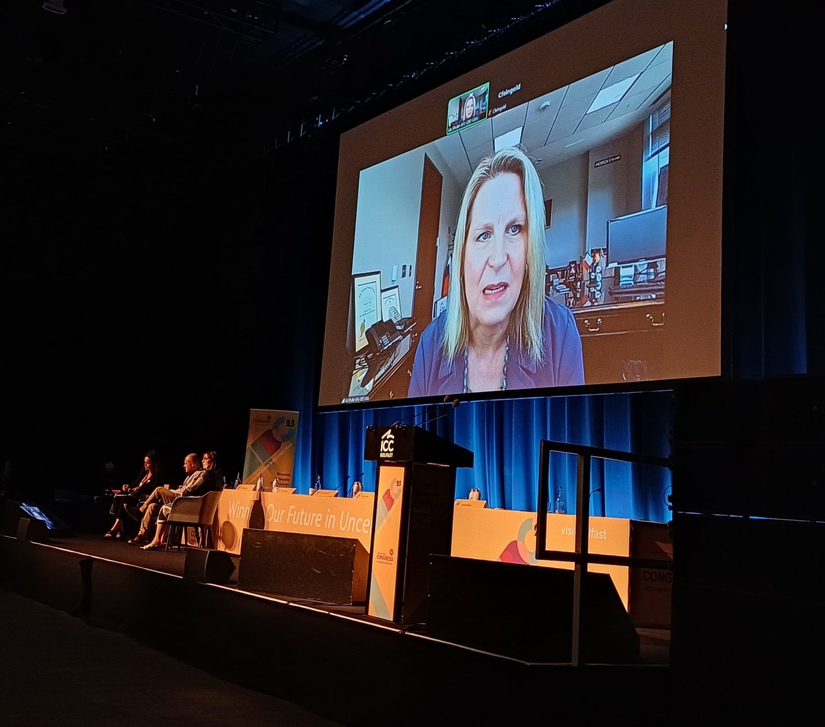 TUCGlobal's tweet image. &apos;People don&apos;t have faith in politicians in the US but they do have faith in unions

Unions deliver the decent jobs, good pay and unity that society needs&apos;

@LizShuler President @AFLCIO @AFLCIOGlobal

@ICTU Congress panel w @nowak_paul @EstherLynchs