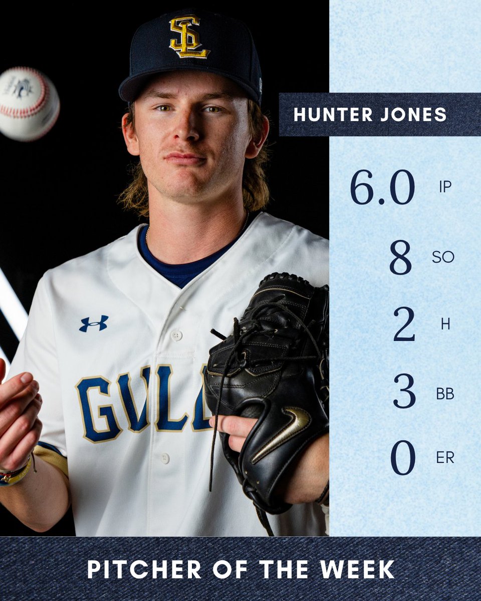 🚨👀 Player and Pitchers of the Week 

Congratulations to Jaden Flores, Noah Bourgeois, and Hunter Jones