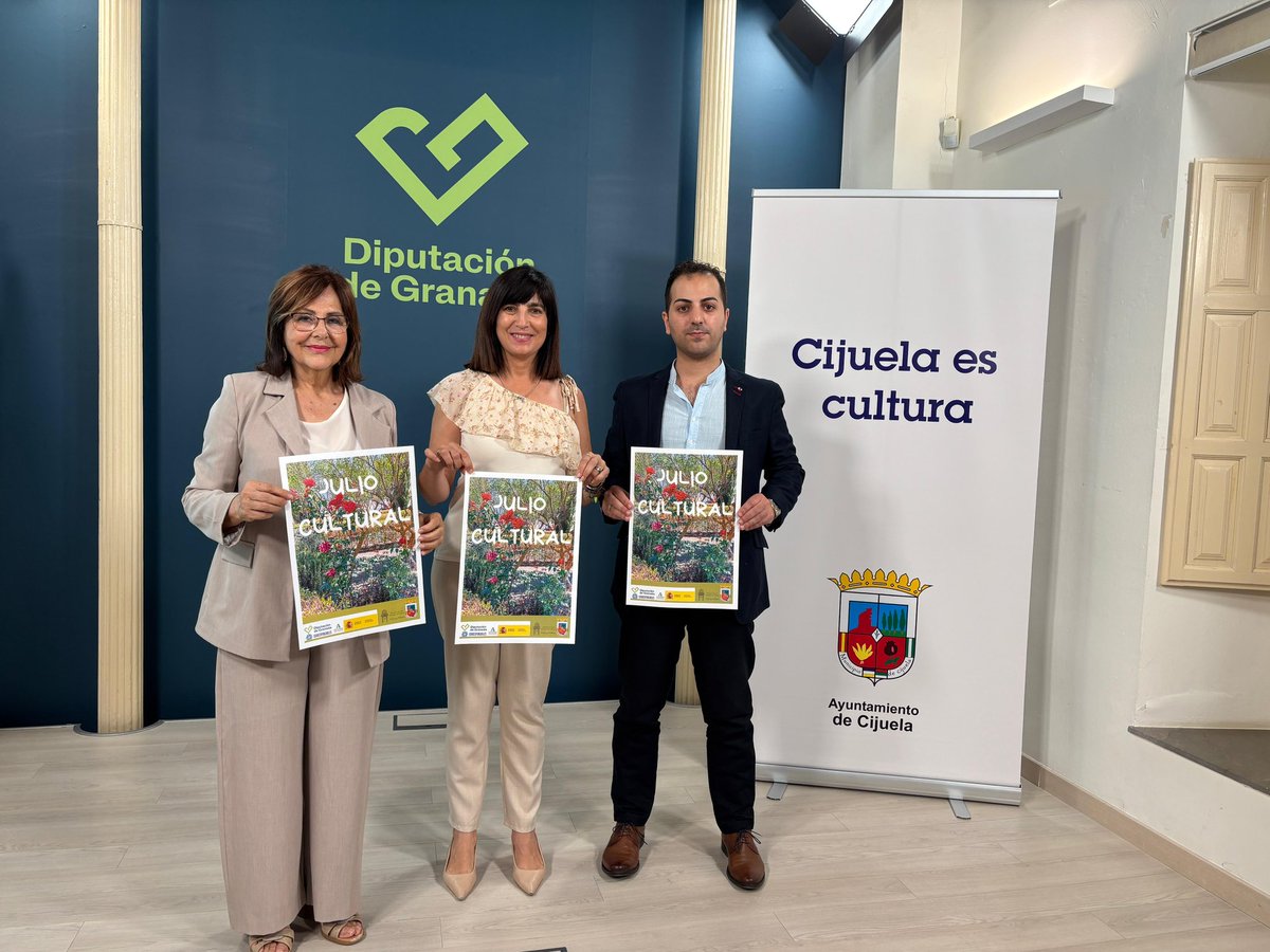 Cijuela arranca su Julio Cultural 2025: música, cine, teatro y talleres para todas las edades durante todo el mes. Vive un verano lleno de cultura y diversión sin salir de tu municipio. ¡No te lo pierdas! #Granadallenadevida