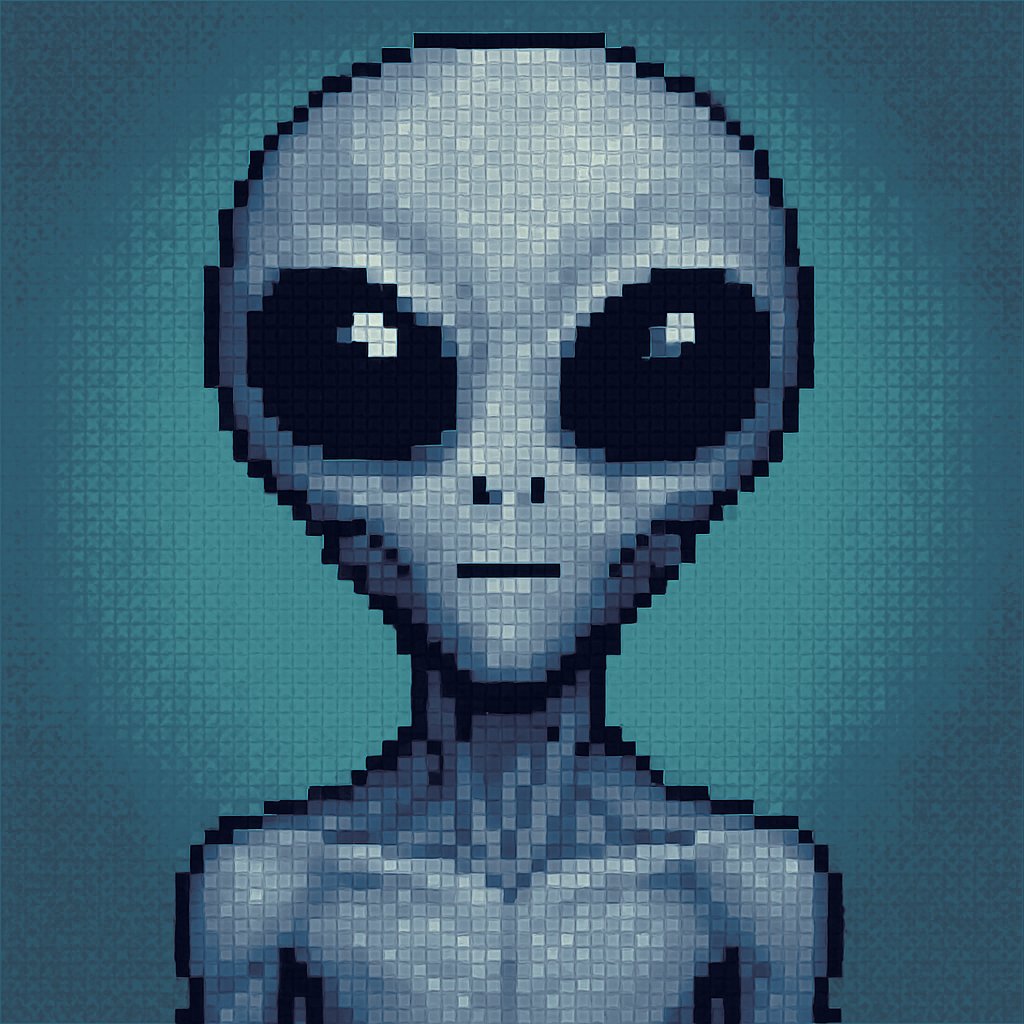 feeezix's tweet photo. Meet the Stellar Nomad — a pixelated wanderer from the deep void. Born in the forgotten corners of the cosmos, this NFT carries the pulse of interstellar secrets and  silent 

#NFT #alien #objkt #PixelAlien #CryptoPixel  #MetaVerseNFT 

https://t.co/bUu99mNMH6 https://t.co/YnzVU88sk5