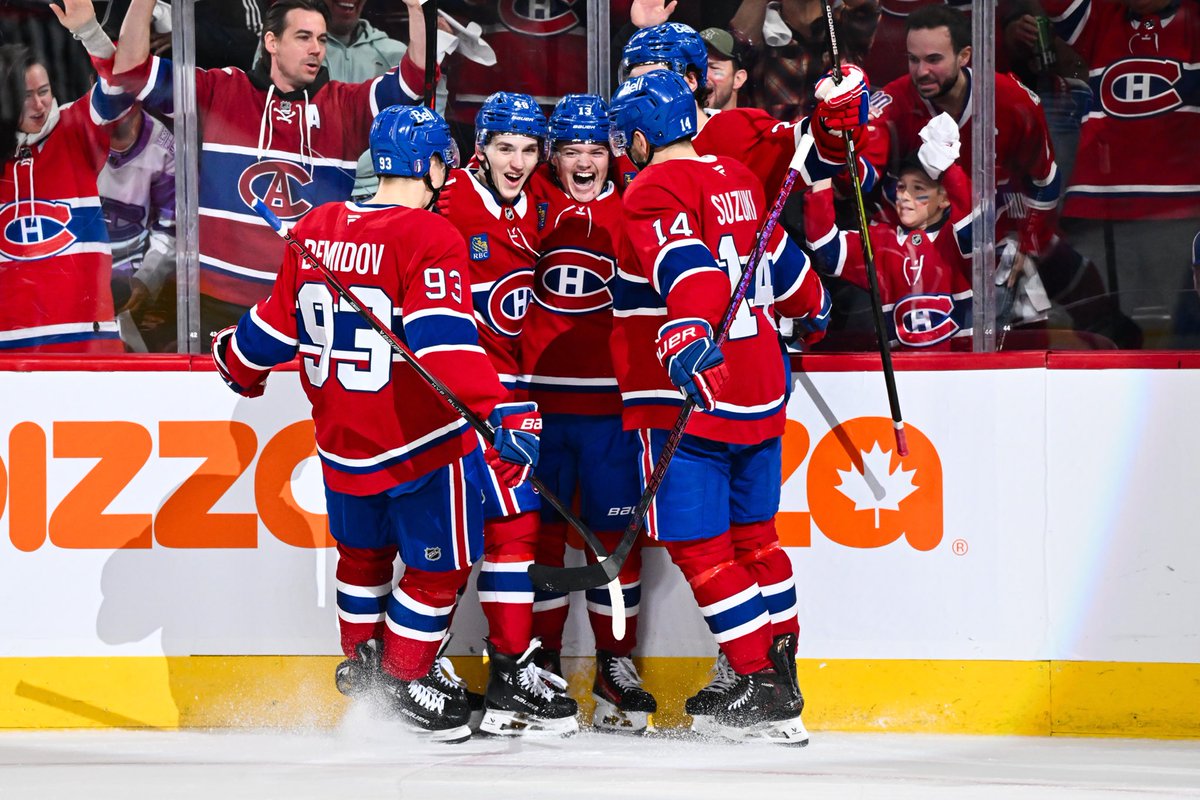 Montreal's 25-and-under core ...

🔺Nick Suzuki (25)
🔺Noah Dobson (25)
🔺Cole Caufield (24)
🔺Lane Hutson (21)
🔺Ivan Demidov (19)
🔺Juraj Slafkovsky (21)
🔺Kaiden Guhle (23)
🔺Jayden Struble (24)
🔺David Reinbacher (20)
🔺Zack Bolduc (22)

A lot for Habs fans to be excited