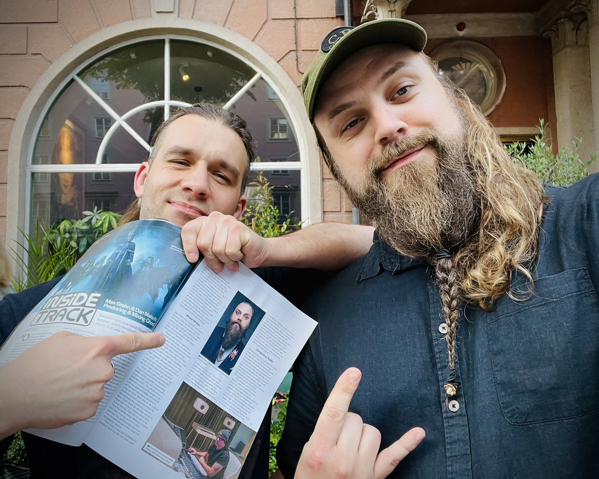 AJTaudio's tweet photo. Check out the latest Sound on Sound issue! My buddy Max Grahn gave an amazing interview about the process of making new Ghost album. 🤘🎚️
Max Grahn also is known of his work with Max Martin, Netflix’s The Story of Fire Saga, The Weeknd and so on 🔥🎵 https://t.co/mtxrFMTUDi