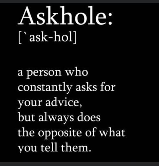 What makes it funny is that some people not only do the opposite purposely but also miserably fail &amp; then cry a river. 😂
