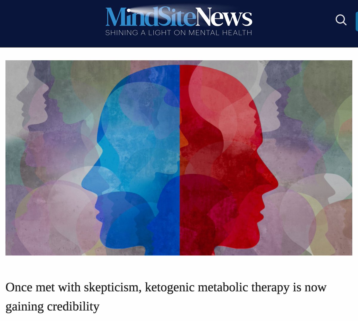 🧵🧠Once met with skepticism, ketogenic metabolic therapy (KMT) is gaining scientific credibility, and the overlap between psychiatry and metabolism is too significant to ignore.👇