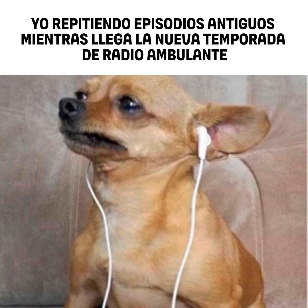 ¿Quién más anda así?