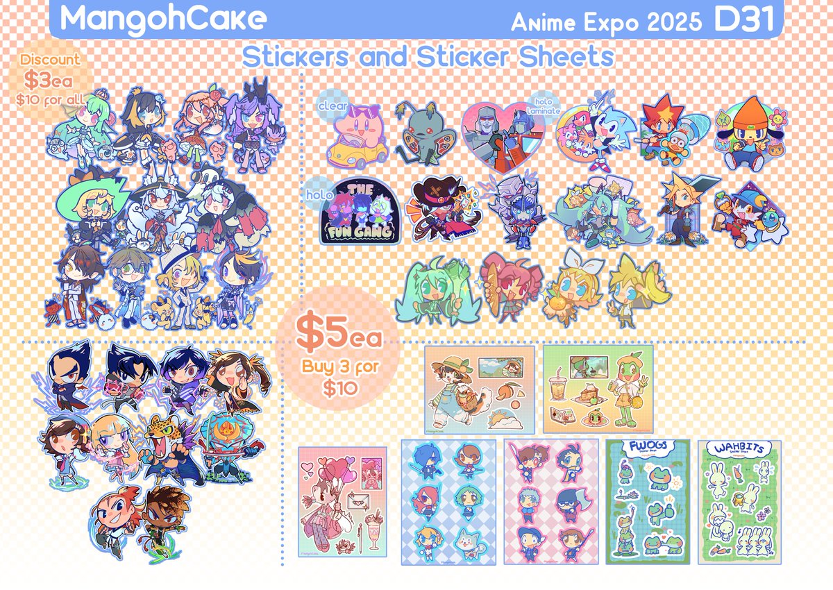 Catalog (1/3)
very very last minute AX catalog 💦 i have a few new things! I will be at table D31, please stop by to say hi!! :3
#AX2025ArtistAlley #axartistalley2025 #AnimeExpo