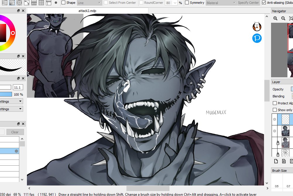 wip 

#art #digitalart #イラスト #wip #anime #illustration #firealpaca