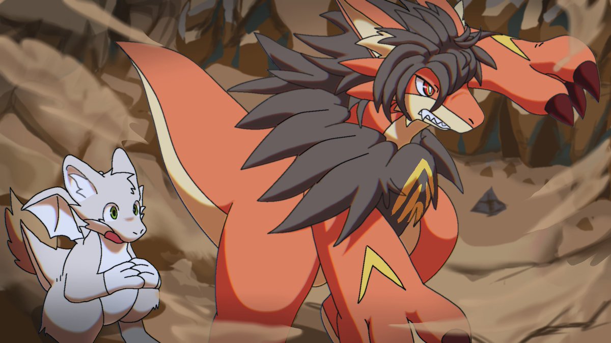 Our_Link_Works's tweet image. "Gaahh.. Why are all the ones with the title "Dragon" so Pathetic?!"
Introducing Ranpuru! He's gotten himself into a dangerous
scuffle around Mitsuki!

Ranpuru (Red Bouncer(Kobold) | @paradox_ian
  Mitsuki (Small Dragon) | @Pikabata
 Artist | @Tisserove

#kemono  #indie_anime