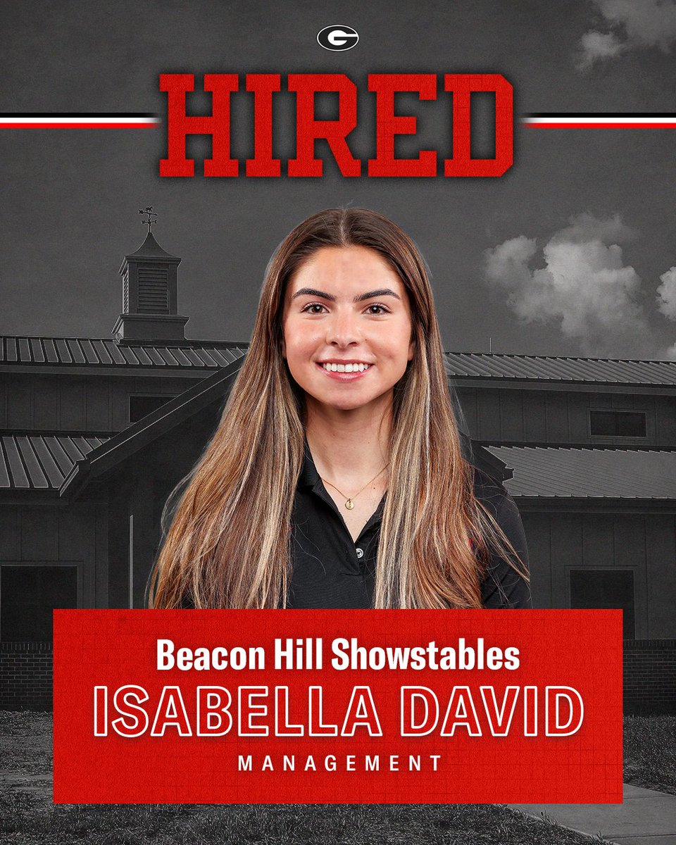 Congratulations to Isabella David of @ugaequestrian on securing a full-time position with Beacon Hill Showstables! Isabella recently completed her undergraduate degree in Management from @terrycollege. Congrats, Isabella!