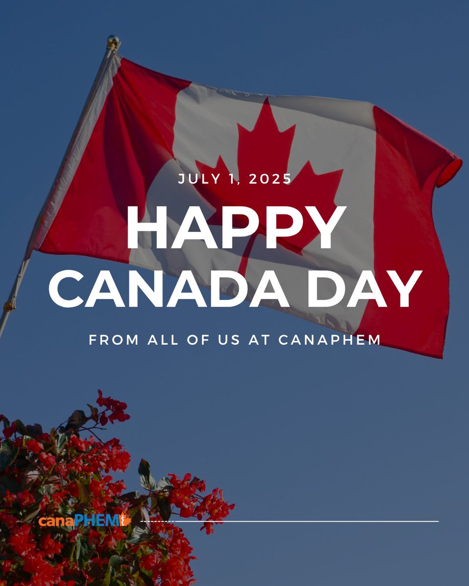 Happy Canada Day from the team at canaPHEM! We're proud to serve communities across this great country—wishing everyone a safe and healthy celebration! 🇨🇦

#CanadaDay #canaPHEM #ProudlyCanadian #CommunityFirst