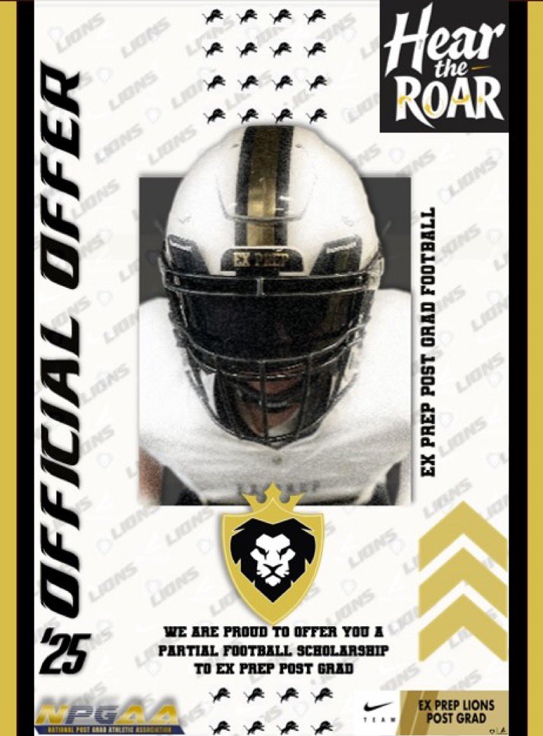 After a great conversation with <a href="/CoachrunExprep/">Rickey Runion</a> Im grateful to receive a football scholarship from. <a href="/ExprepGBB/">Expression Prep (WV)</a> football! Go lions! <a href="/CoachZackGoodFB/">Zachary Good</a> <a href="/AltidorJonathan/">Coach Jon</a> <a href="/nxtrndusa/">NXTRND</a> #AGTG #footballoffer