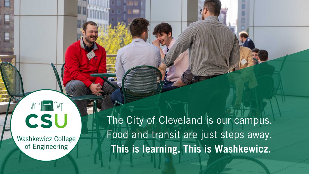 With food, shopping and living within walking distance, life at CSU's Washkewicz college is the perfect place to start adulting. 

Plus, with your CSU U-PASS, take RTA's busses or trains anywhere in the county, included in your tuition!

Keep Learning. Start Living.