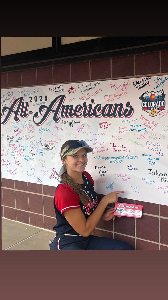 Kymber Dao (@kymberdao2026) on Twitter photo Grateful and excited to be selected to play in the All-American All-Star games! 🤗🏔️🥎 <a href="/COSparkFire/">CO 4th of July</a> Grateful and excited to be selected to play in the All-American All-Star games! 🤗🏔️🥎 <a href="/COSparkFire/">CO 4th of July</a>