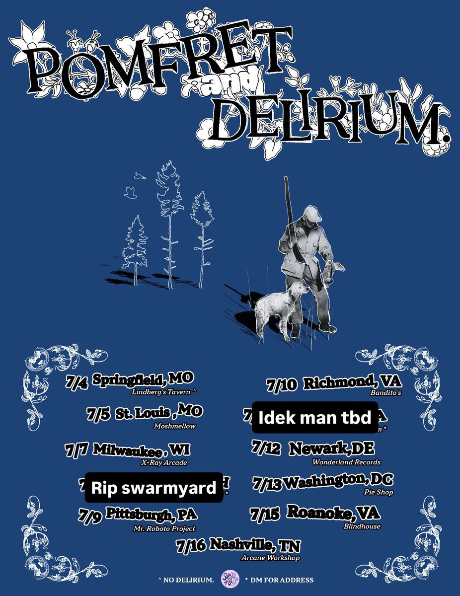 pomfret417's tweet image. False Point - pomfret x @deliriumsux 

July 3rd (if cd baby doesn’t screw us)

delirium.
1. This Thing Between Us
2. Watch For The Light
Pomfret
1. Never Much of a Reader
2. I see why they call it Lake Michigan