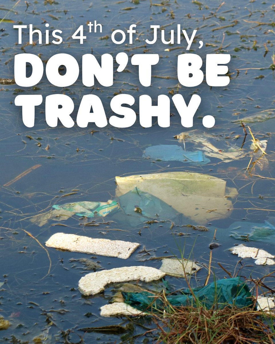 Trash piles up after #FourthOfJuly, putting wildlife, water &amp; health at risk! 

Here is how you can help:
✅ Pack out trash
✅ Pick up litter
✅ Report big trash piles you see or submit photos of your cleanup 📸

Report trash here: azdeq.gov/AZWaterApp

#RecreateResponsibly