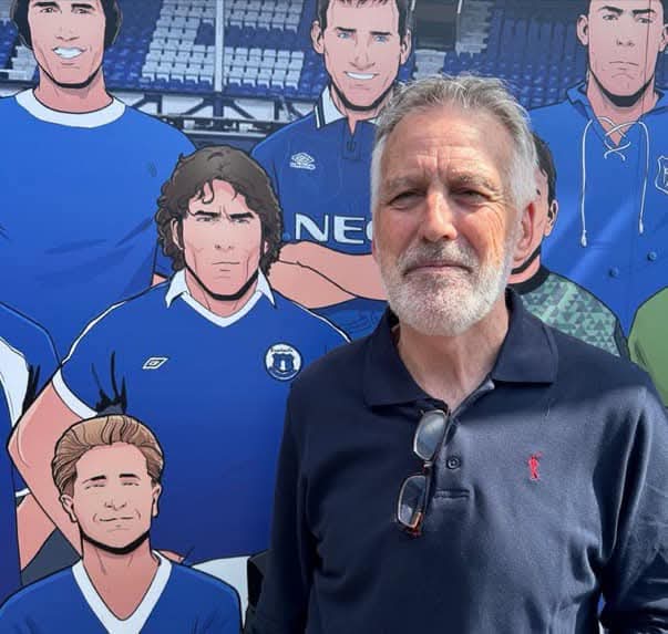 Great shot of Bob Latchford looking well at Goodison Park just six weeks ago ⚽️⚽️⚽️🦢🦢🦢