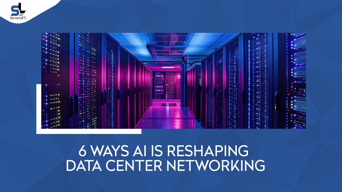 ServerLIFT's tweet image. AI places a huge strain on data center networks, and the market for AI is growing rapidly. Here is how data centers are adapting to the demand. 

bit.ly/4eeYLHY 

#AI #Datacenters #DataCentersNetworkingChanges