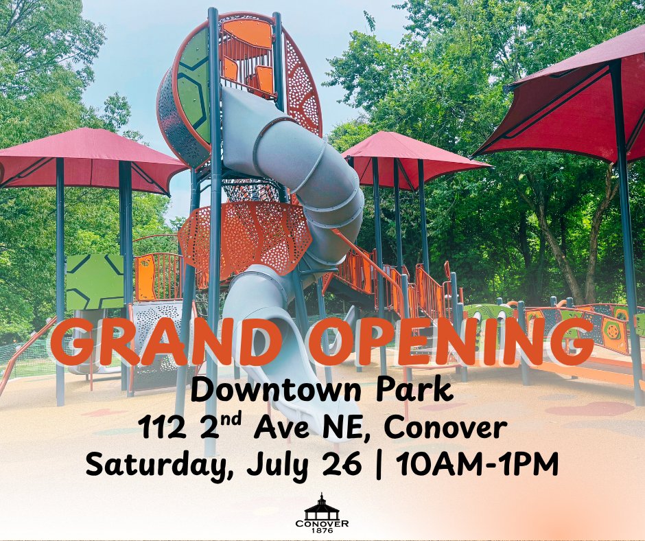 📣 The moment you've been waiting for...the Grand Opening of the new inclusive playground in Downtown Park! 

Join us July 26th from 10am-1pm to celebrate! 
🎈 Balloon Twisting
🌭 Hotdogs
 ⚽Games and more!

📍112 2nd Ave NE