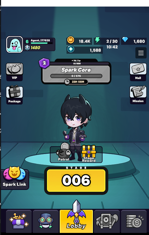 ai16投的tg小游戏，可玩性蛮不错，又能消磨下时间又可能空投，复制到tg打开就能玩，免费的：

t.me/spekteragency_…

第六关地狱模式，后面发现要提升等级，刷前面的五关合成装备。