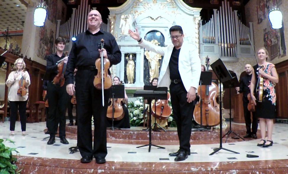 jaxsymphony's tweet photo. Violinist and composer Piotr Szewczyk recently had the world premiere of his Sinfonietta for String Orchestra during the St. Augustine Music Festival. Congratulations, Piotr! 🎉 Listen to the premiere at: https://t.co/OoiN1QbY9b. https://t.co/DQeaEJvhg8