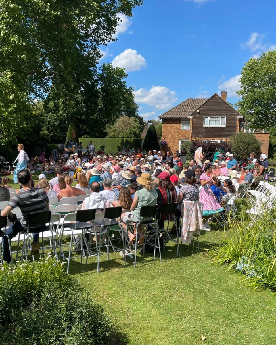 Another fantastic performance of Taming of the Shrew by <a href="/shakessquares/">Shakespeare in the Squares</a> took place in the Quiet Garden this Saturday. Huge thanks to everyone who joined us to enjoy the Bard’s brilliance amidst such beautiful, green surroundings
