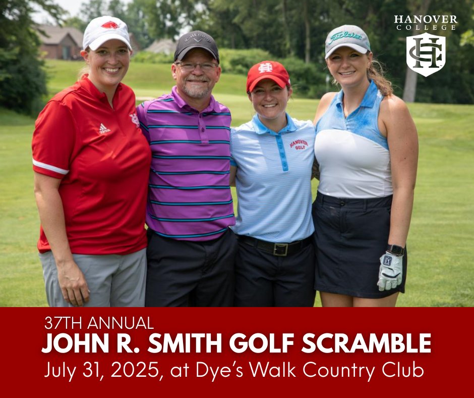 Don’t miss your chance to be part of one of Hanover’s most cherished traditions — the 37th Annual John R. Smith Golf Scramble! This year’s event also offers the opportunity to meet our new Vice President for Athletics, Mark Shook. Register by July 24: connect.hanover.edu/e/37th-annual-…