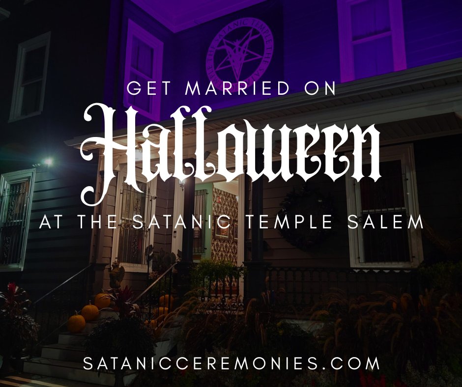 satanic_temple_'s tweet image. Now booking October 2025.
satanicceremonies.com